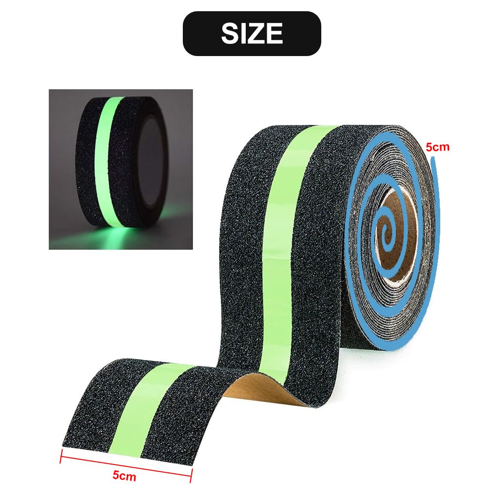 Allecto Plus - PVC antislip plakband voor traptrede vloer - 5M*5cm - Niet-slip en