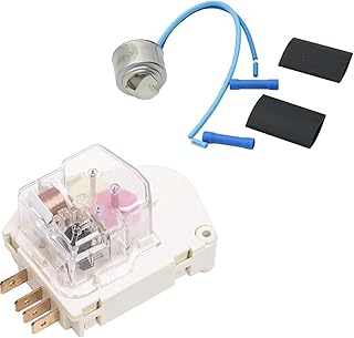 215846604, 5303918202 Refrigerator Defrost Timer & Thermostat Kit | Fix Frost Build-Up & Warm Fridge Issues, Easy DIY Install