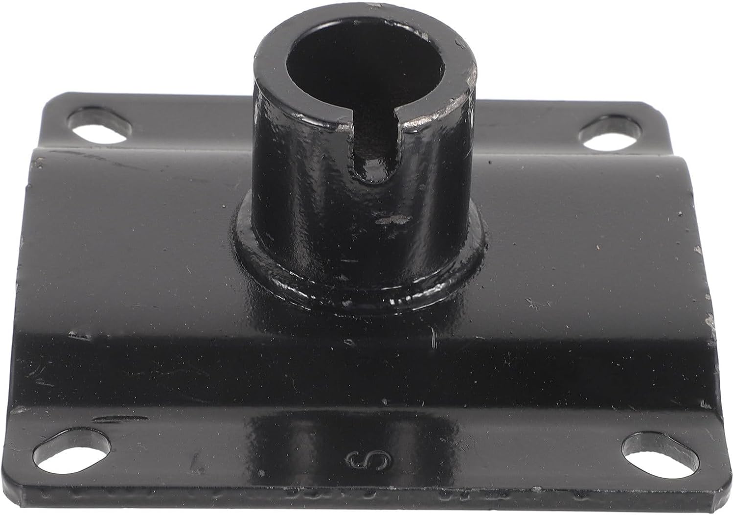 Heavy-Duty Metal Chair Connector - Universal Salon Replacement Part, Chassis Fitting for Hairdressing Chairs