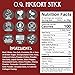 Righteous Felon Meat Sticks | 100% Beef Sticks | Gluten Free & Keto Meat Sticks | Low Sugar & High Protein Beef Sticks | Healthy Snack for Adults | Jerky Gifts for Men | OG Hickory, 24 Pack