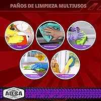 Vista 7 de AIDEA Paño de limpieza de microfibra, 50 unidades, toallas de microfibra para automóviles, paños de lavado de primera calidad, trapos de limpieza