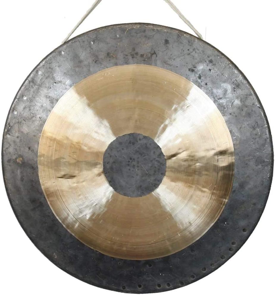 Large gong great for large song and dance troupes and symphony