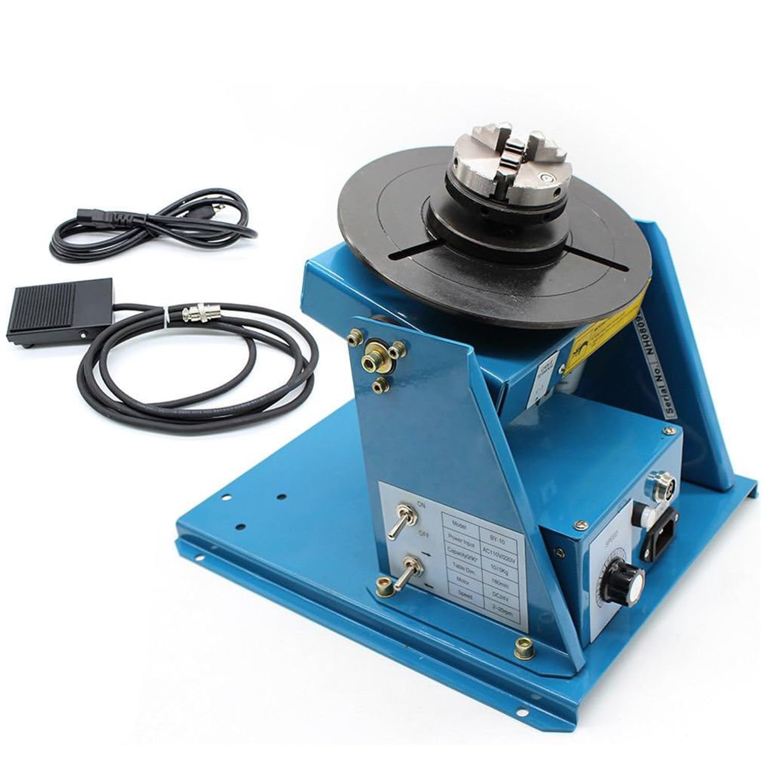 Yxyljoz Light Portable Welding Positioner Turntable Machine, Rotary Welding Positioner Turntable Table, For Cutting, Grinding, Assembly, Testing And Other Seam Welding (10Kg)