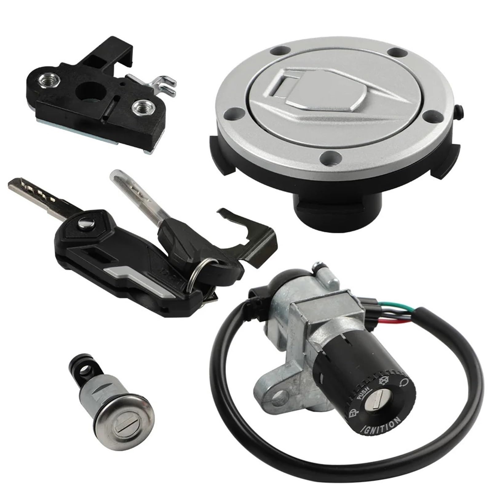Spinterogeno auto Misura Per LONCIN VOGE DS525X 525 Moto Accessori di Blocco Interruttore di Accensione Cuscino del Sedile Blocco di Blocco Del Serbatoio Del Carburante
