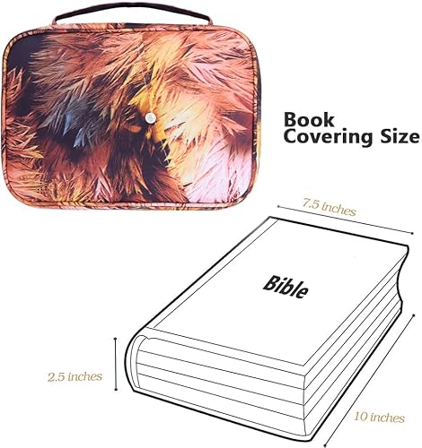 Miniatura 5 de Fundas para la Biblia para mujeres con asa de transporte, funda de libro con bolsillo con cremallera, funda para la Biblia para mamá, damas,