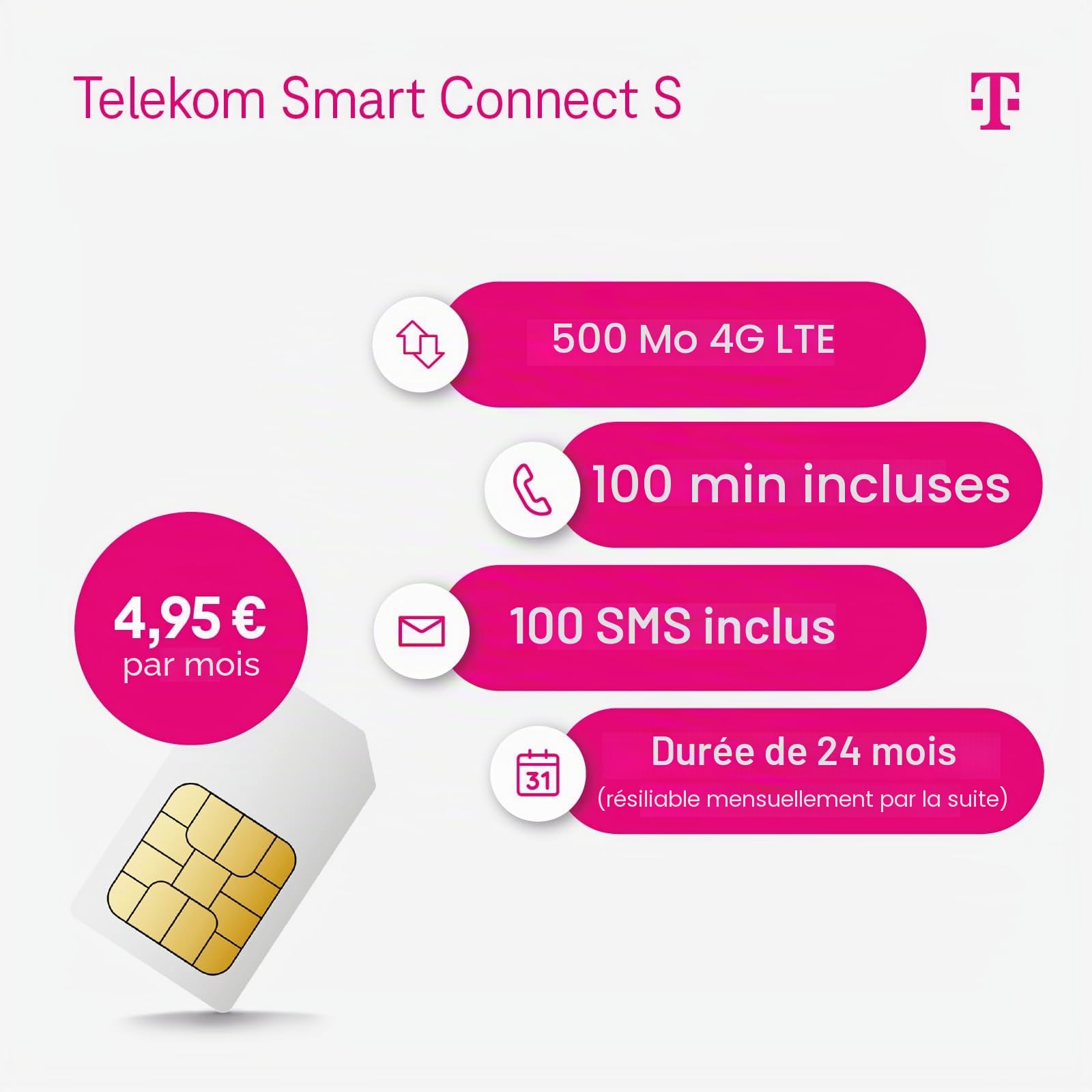 TCL MT48X 4G Montre connectée pour Enfant, Rose Cosmique, GPS, appels LTE, Bouton d'urgence, étanche 5 ATM, avec Carte SIM Telekom et Bon d'achat Amazon de 30 €
