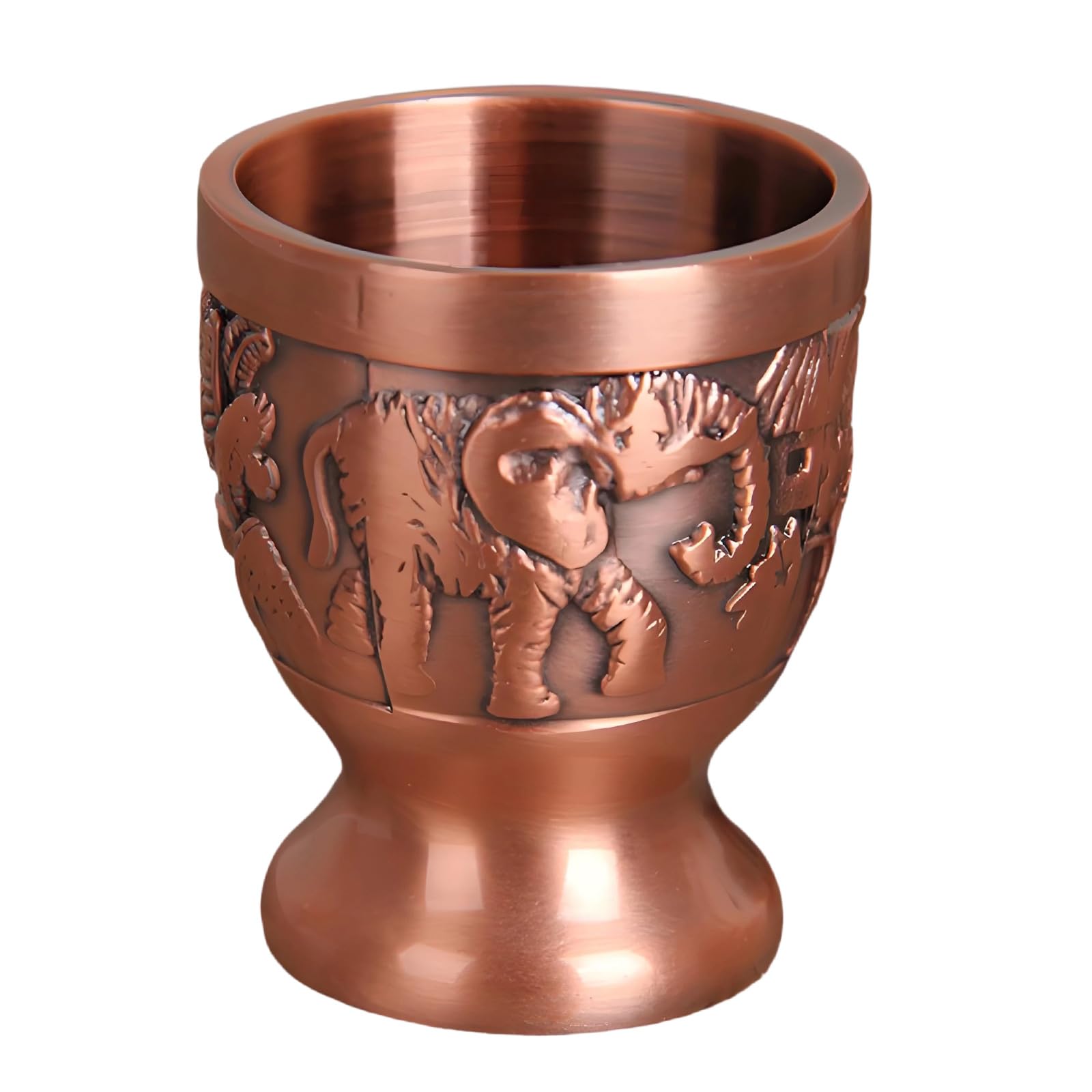 Kalttoy Artistic Elephant Themed Set Kiriste Alloy with Antique Bronze Finish for Parties Traditional Elephant Drink Equipment