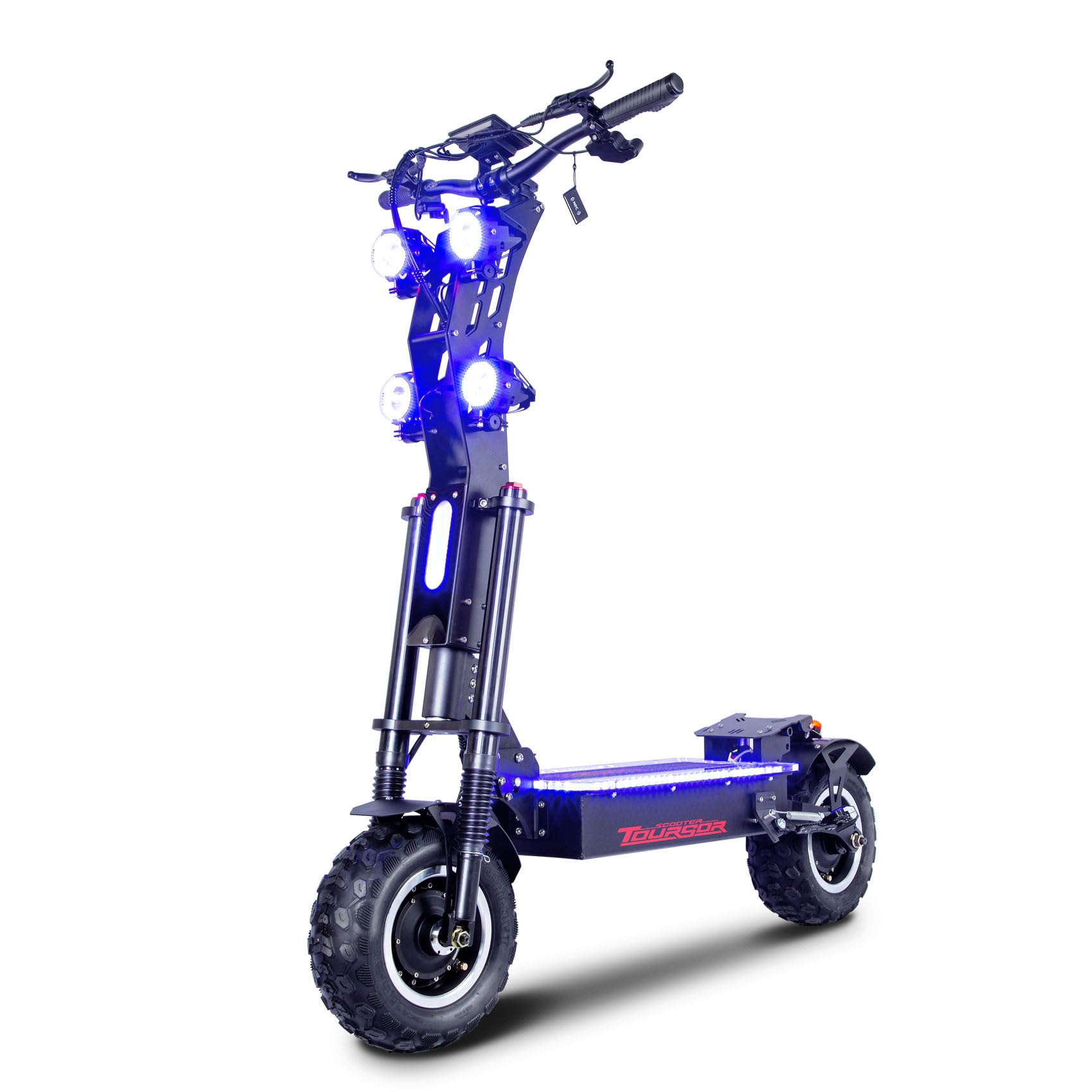 14 inch Beach Off-Road Electric Scooter Dual Drive 8000W60V50AH Lithium Battery Electric Scooter high-Power Intelligent Folding mini Scooter