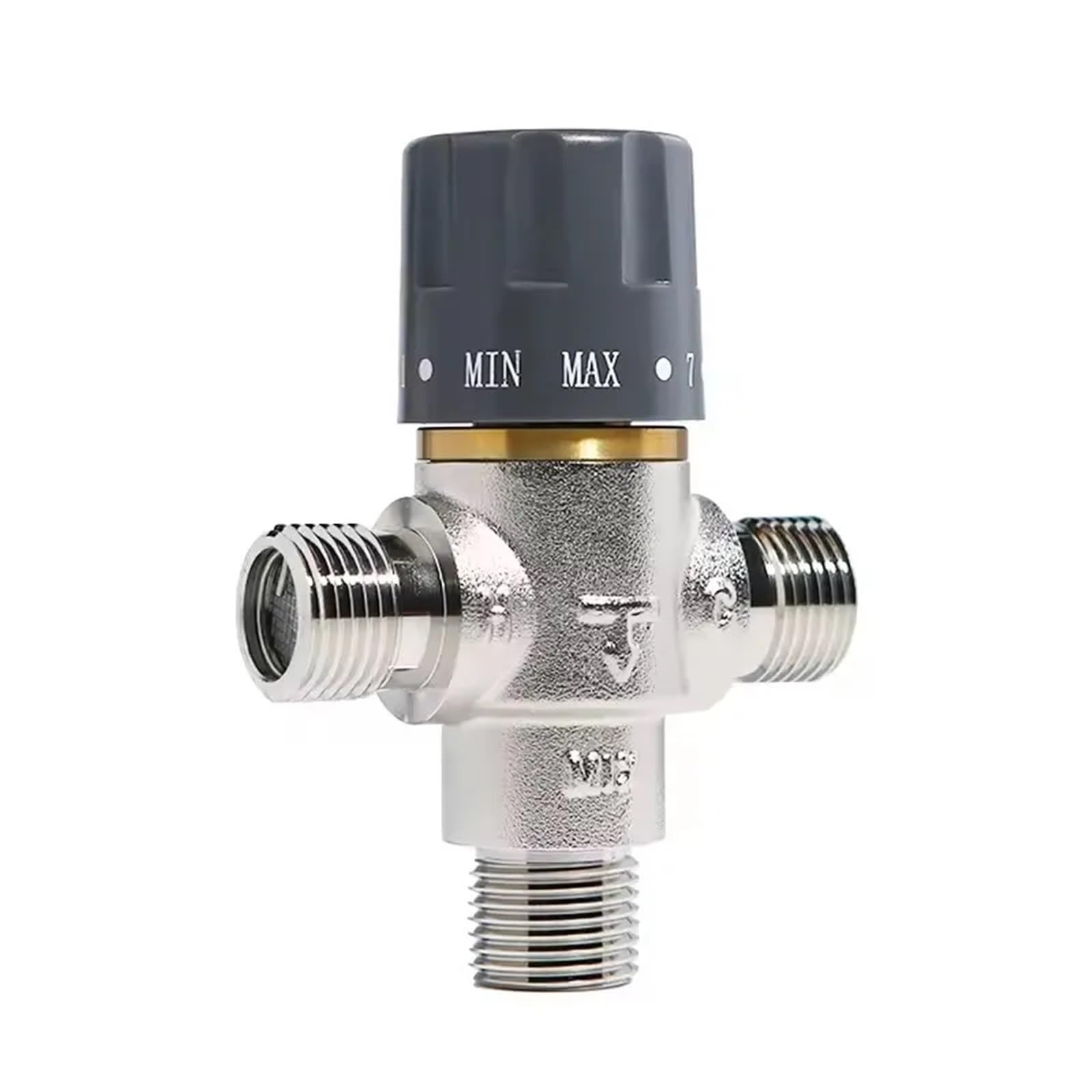 Lovssu Dn20 Triple Ball Valve 3 Way Thermostatic Mixing Valve Temperature Control