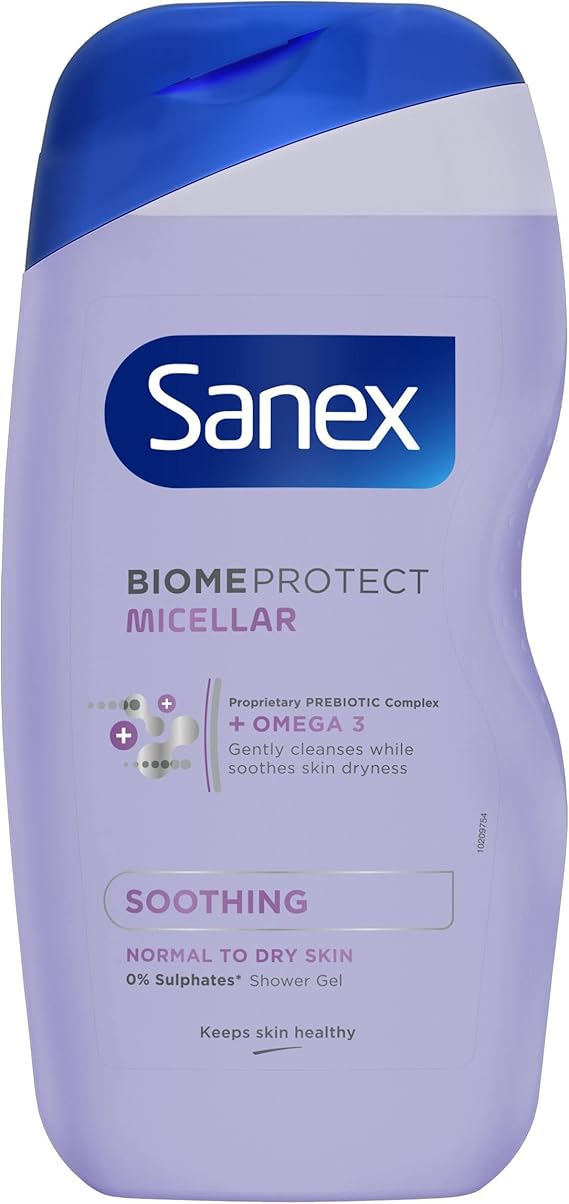 Sanex Biomeprotect Micellar Soothing Shower Gel, 515ml Amazon.co.uk