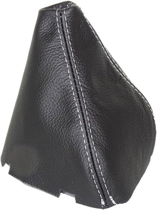 Ltd Shift Boot Compatible with Mercedes SLK R170 FL Leather Various Stitching Colour Available (White Stitch)