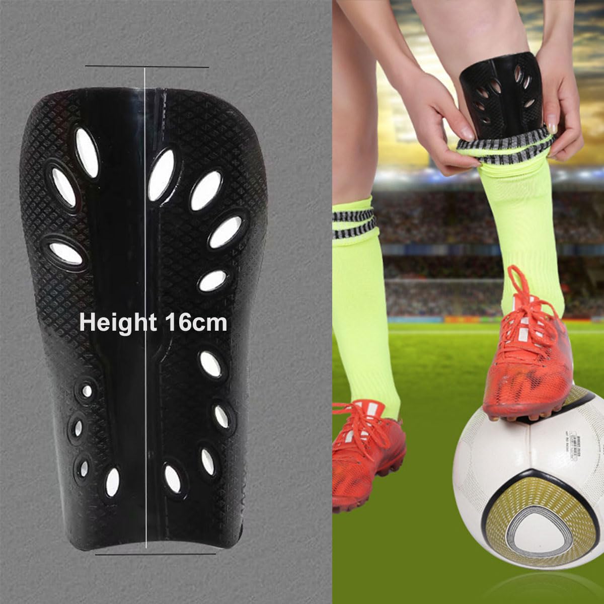 Parastinchi Da Calcio Unisex - Protezione Impatti, Polipropilene E EVA, 1 Paia - Foto 4