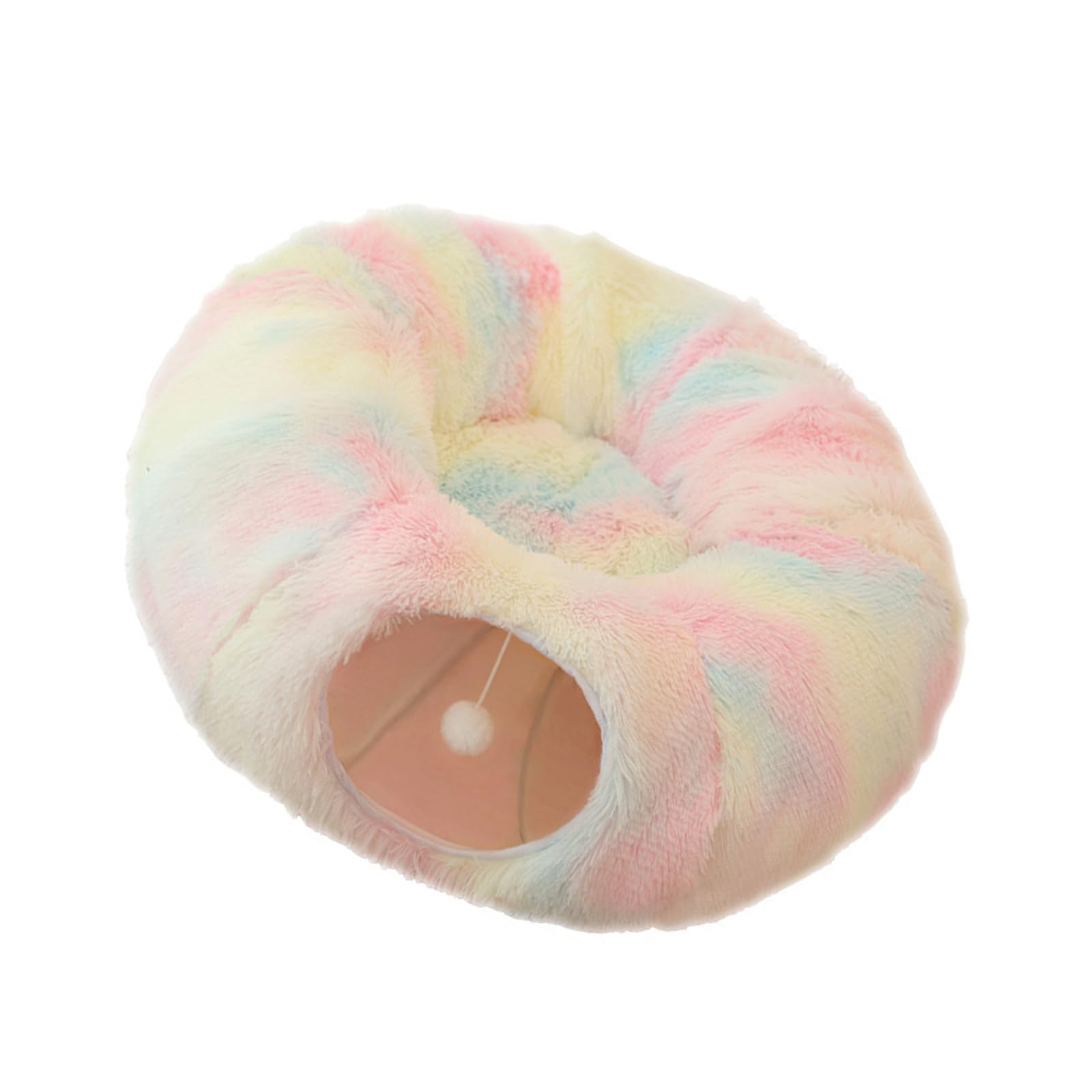 NEWFT Pet Resting Hideaway Bed House Condo Plush for Small Large Pets for Dogs Cats Cave
