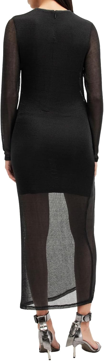 AllSaints Womens Nora Sparkle Dress - Image 5