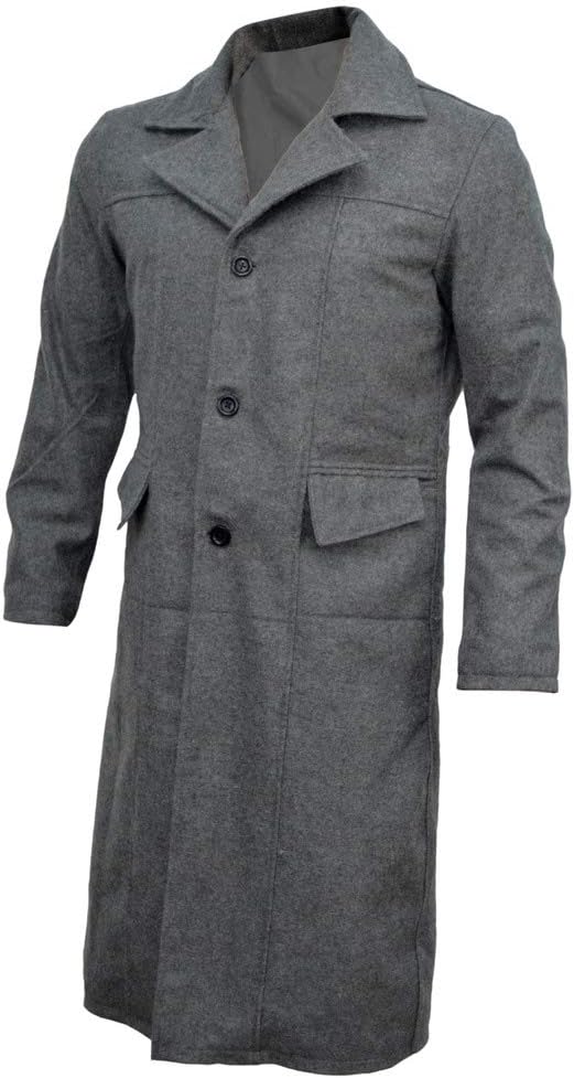 Bloodborne Game The Hunter Grey Wool Trench Coat for Mens