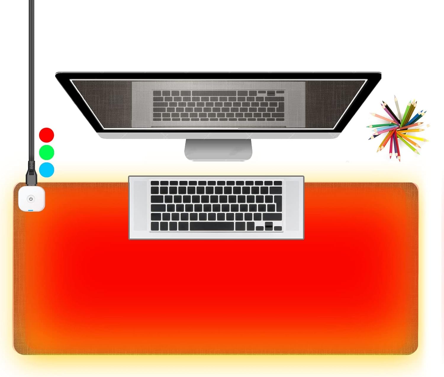 Warm Desk Pad,KREIDE Touch Control 3 Temperature