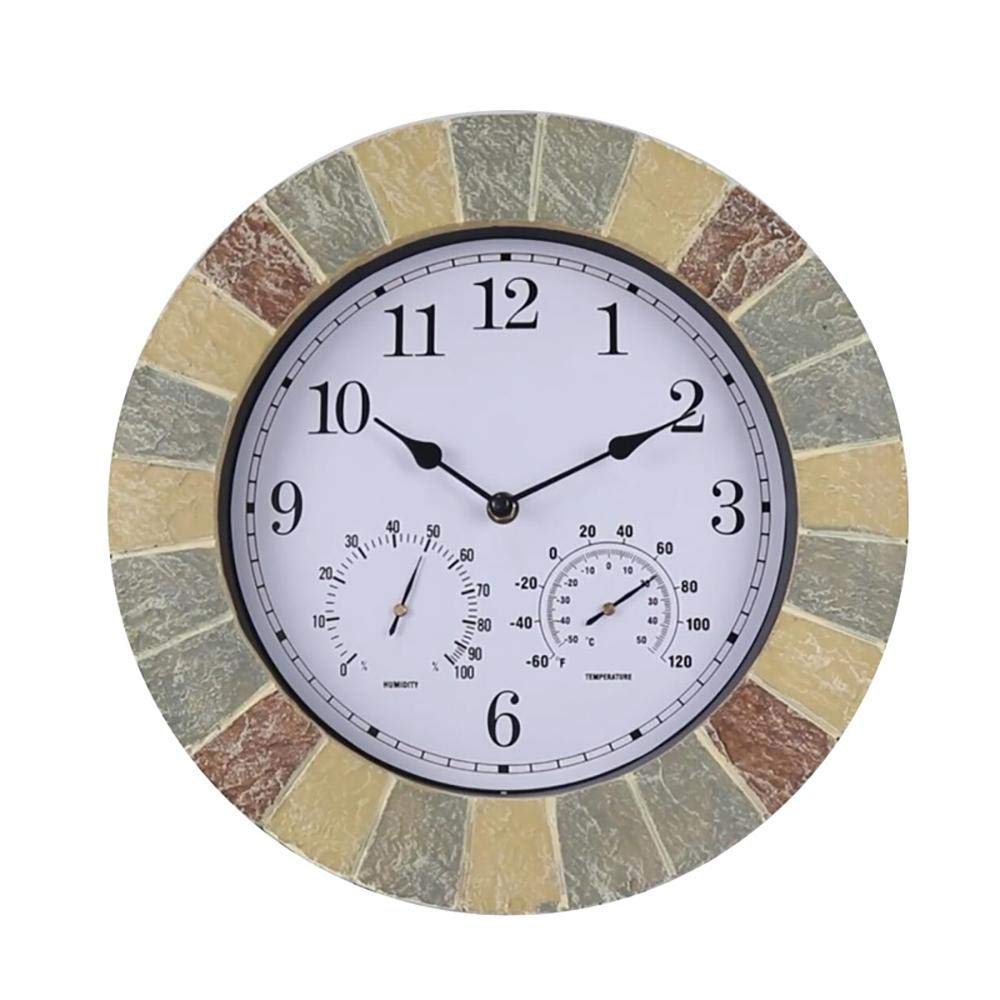 Horloge murale extérieure étanche et résistante aux intempéries