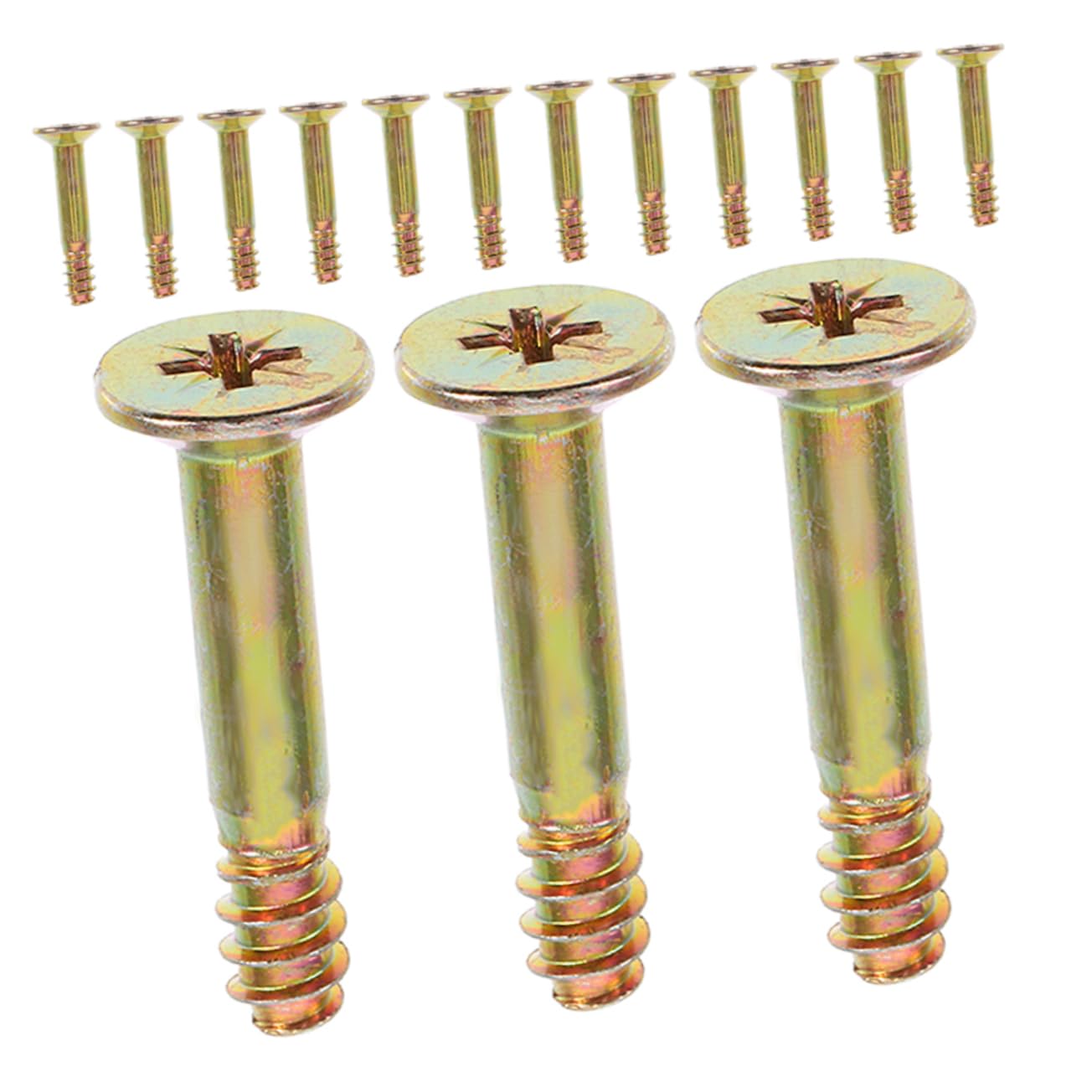 Tornillos de metal dorados para solucionar la falta de tensión en varillas de toldo y pérgolas