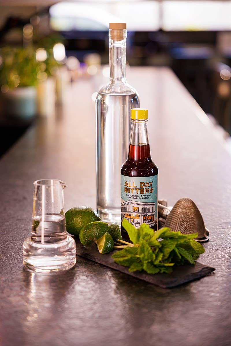 Bittercube All Day Cocktail Bitters, 10 fl oz Aromatic – Classic Spice Blend with Cassia, Ginger, Nutmeg & Gentian – Versatile for Old Fashioned, Manhattan, Whiskey Sour, Negroni & Everyday Craft Cocktails – Extra-Large Bar Bottle
