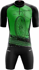 Conjunto de Ciclismo Masculino Camisa e Bermuda de Gel