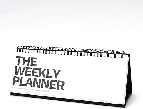 Miniatura 2 de The Weekly Planner with Spiral Bound 60 Pages Undated Blank Desktop Planner Thick Paper