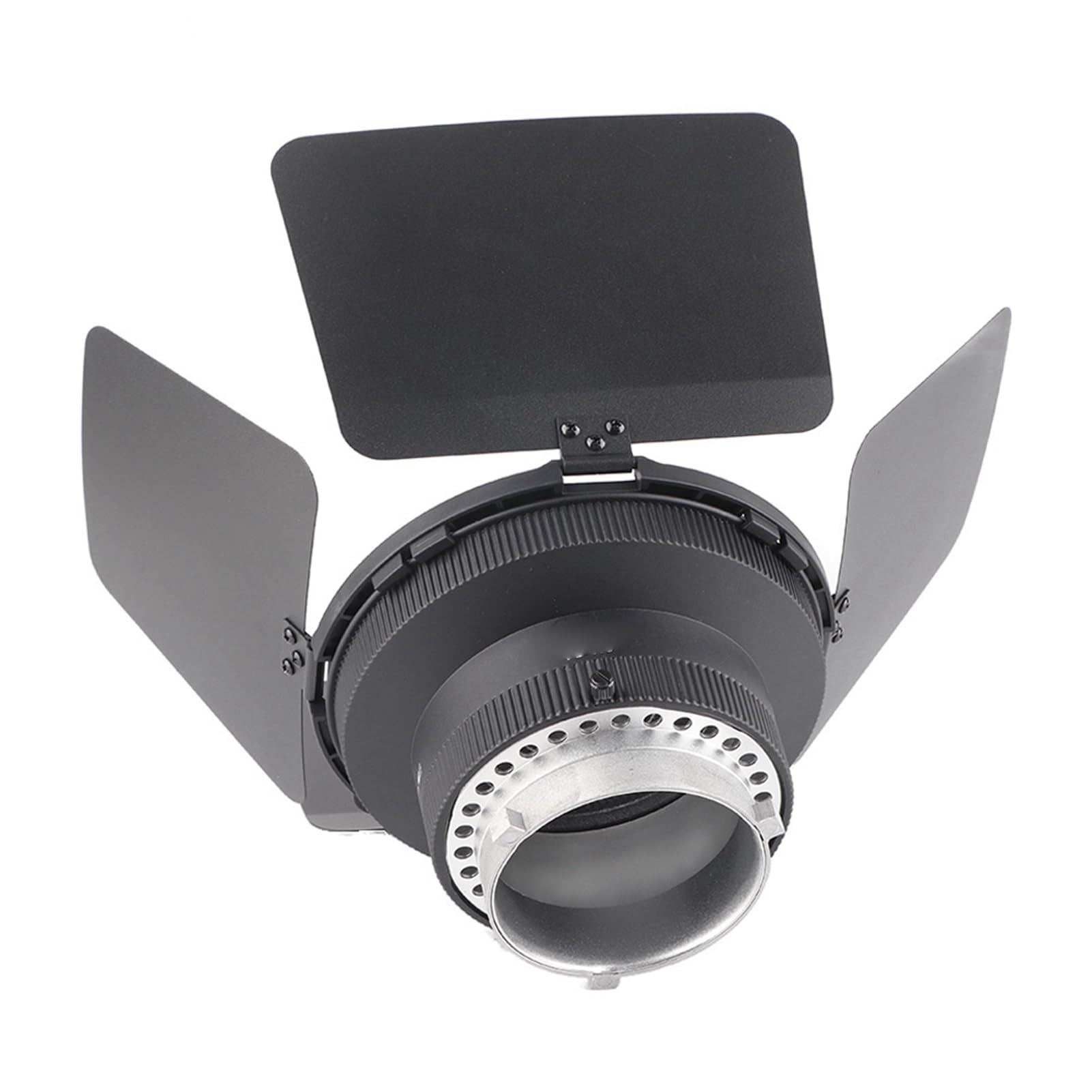 NiceFoto FD‑110 Ajusteur de Lentille de Fresnel pour Lumière de Photographie à Monture, Ajusteur de Filetage à une Seule Main, Effets de Projecteur et de Projecteur de Lumière Uniformes,
