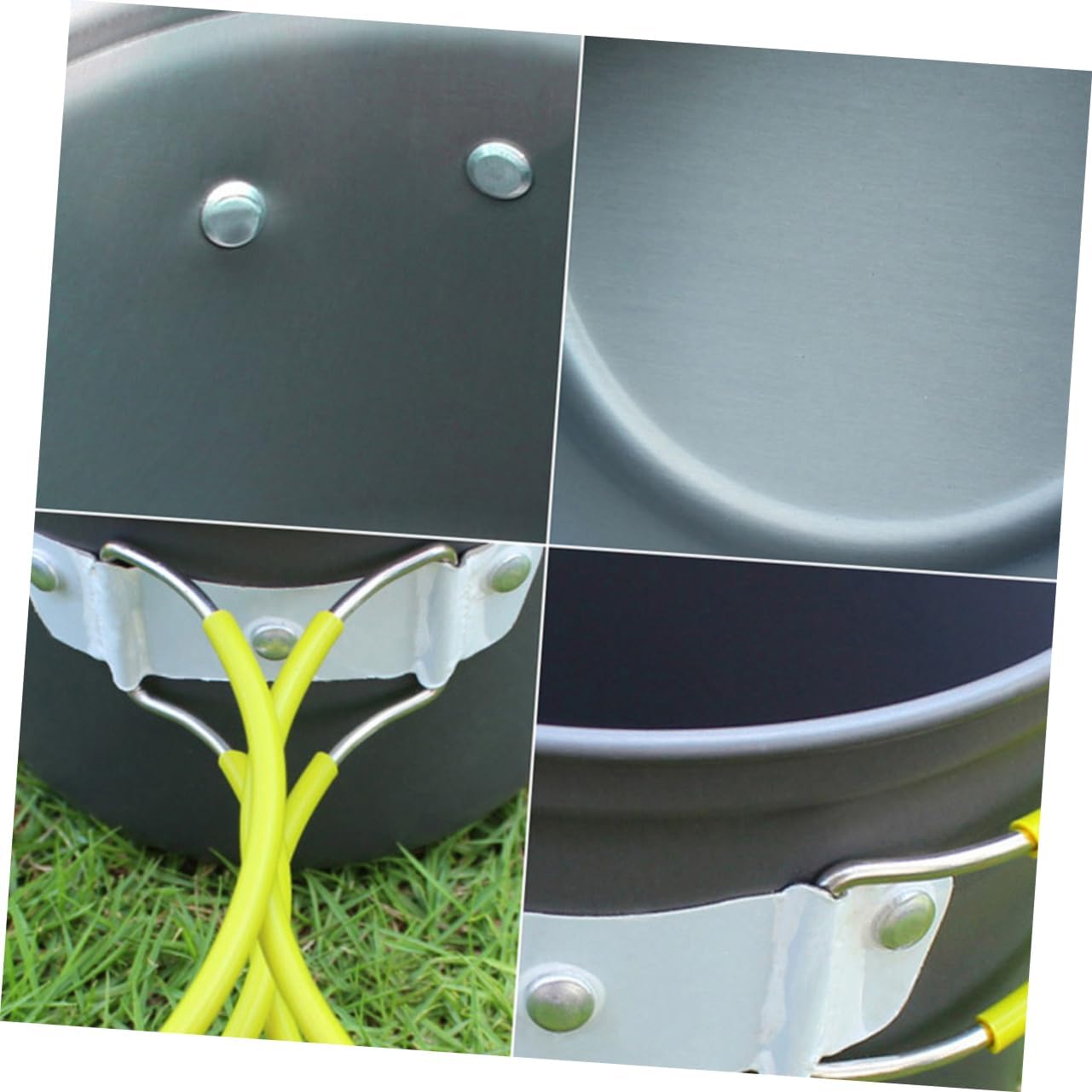 GANAZONO Camping Cookware Kit Pots Outdoor Cooking Equipment for Picnic Hiking Camping