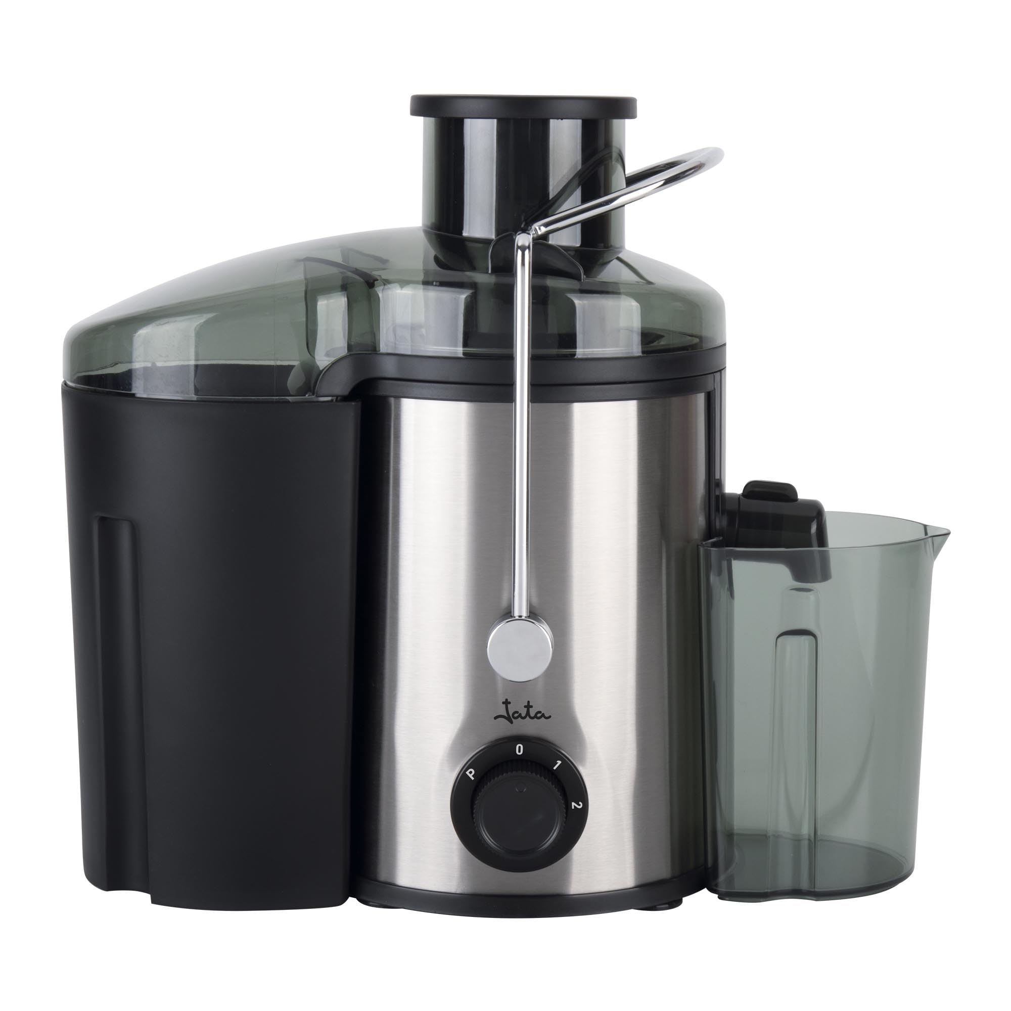 JATA JELI1580 - Licuadora para Verduras y Frutas. Licuadora de Acero Inoxidable. 2 velocidades + Pulse. 13000 rpm. Filtro Acero Inoxidable. Boca Ancha: 7 cm. Jarra 450 ml. Depósito: 1500 ml