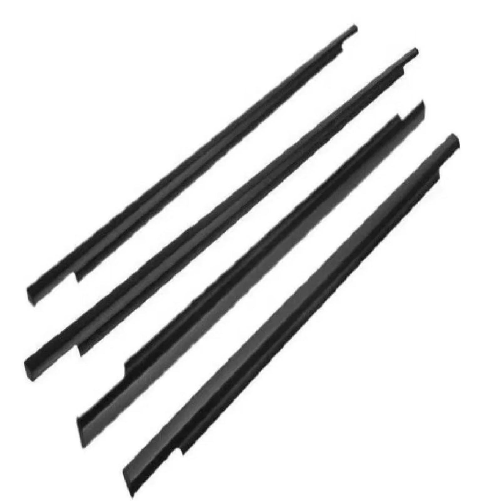 Fkhbzm One Color 4Pcs Outdoor Car Window Weatherstrip Black For Toyota For Fj 2021 Moulding Trim Leakproof