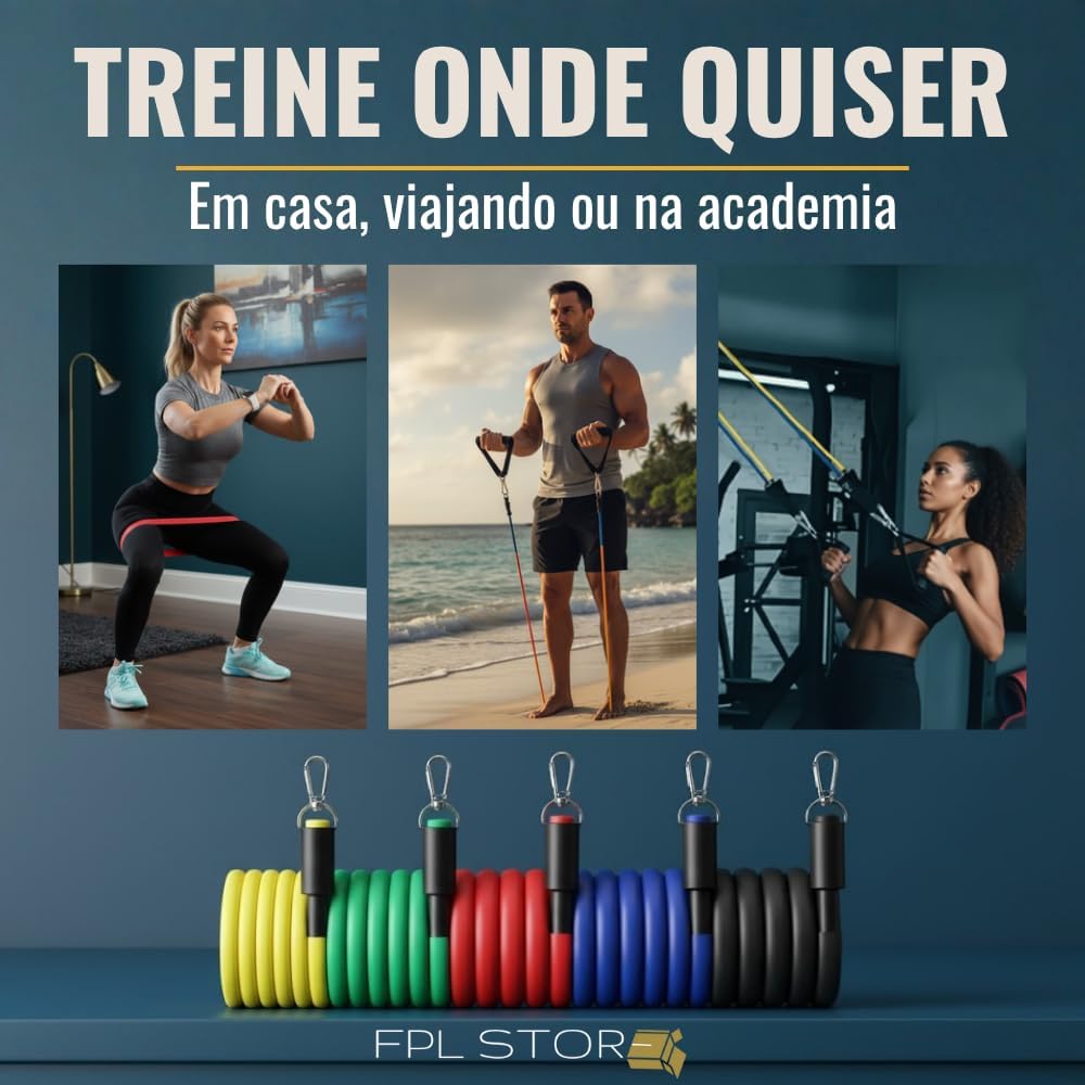 Kit 17 Peças Elástico Extensor + Miniband Treino Em Casa Exercício Físico Academia Fisioterapia Musculação Crossfit Pilates Yoga Aquecimento Funcional Alongamento Malhar Emagrecimento Kit 17 Peças Elástico Extensor + Miniband Treino Em Casa Exercício Físico Academia Fisioterapia Musculação Crossfit Pilates Yoga Aquecimento Funcional Alongamento Malhar Emagrecimento