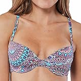 Estampado oriental de colores Esprit Bodywear Mujer 998ef1a820 Parte de arriba de bikini, Rosa (Dark Pink 650), 38 (Talla del fabricante: 36 A)