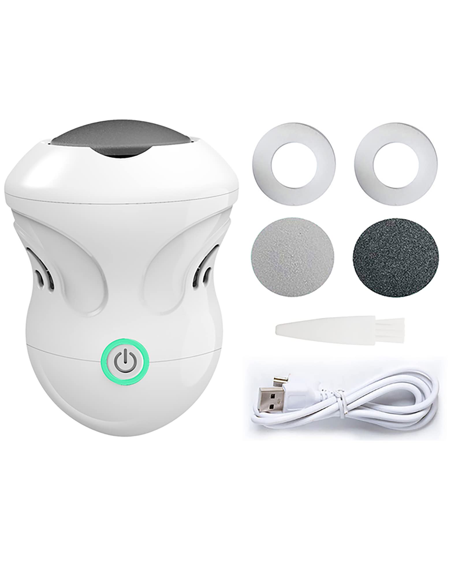 Lime à Pied électrique à adsorption sous Vide Portable, dissolvant de callosités Rechargeable, meuleuse de Pied, pédicure, Outils de Soin pour Talons fissurés et Peau Morte
