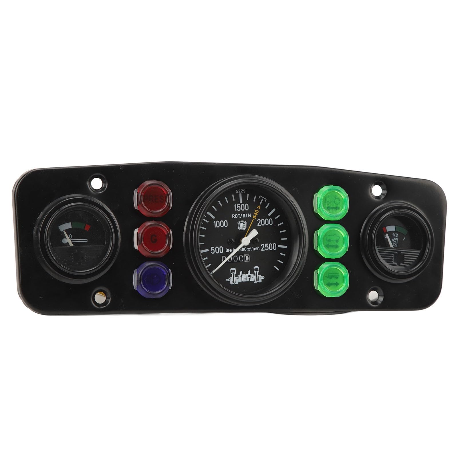 Jauge Automatique 3 en 1, Kit Complet pour Triple Voiture, Tachym¨¨tre de Temp¨¦rature de L'eau de Haute Pr¨¦cision, Niveau D'huile, Tableau de Bord pour V¨¦hicule Tracteur 12V