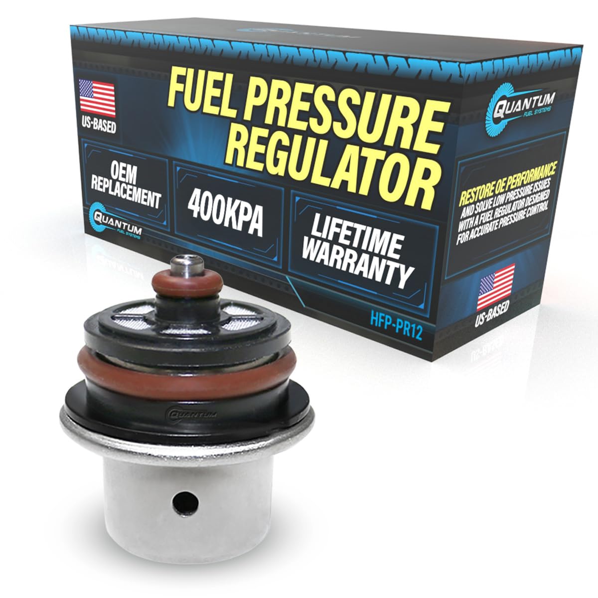 HFP Régulateur de pression de carburant PR12 de rechange pour Can-Am RT/RT LTD/Spyder F3 (2008-2018) remplace 709000370, 709000461, 709000088, 709000498, 219800248, 70900011. 00