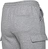 Velvet Stitch Men’s Fleece Cargo Shorts with 5 Pockets – Cotton Blend Jogger Shorts with Drawstring Waist, Mid Rise Fit – Casual Gym, Lounge & Outdoor Shorts (UK, Alpha, XL, Regular, Regular, Silver) #1