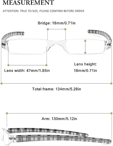 Miniatura 2 de VEVESMUNDO Anteojos de lectura sin montura para mujer, diseño retro, con estuche floral