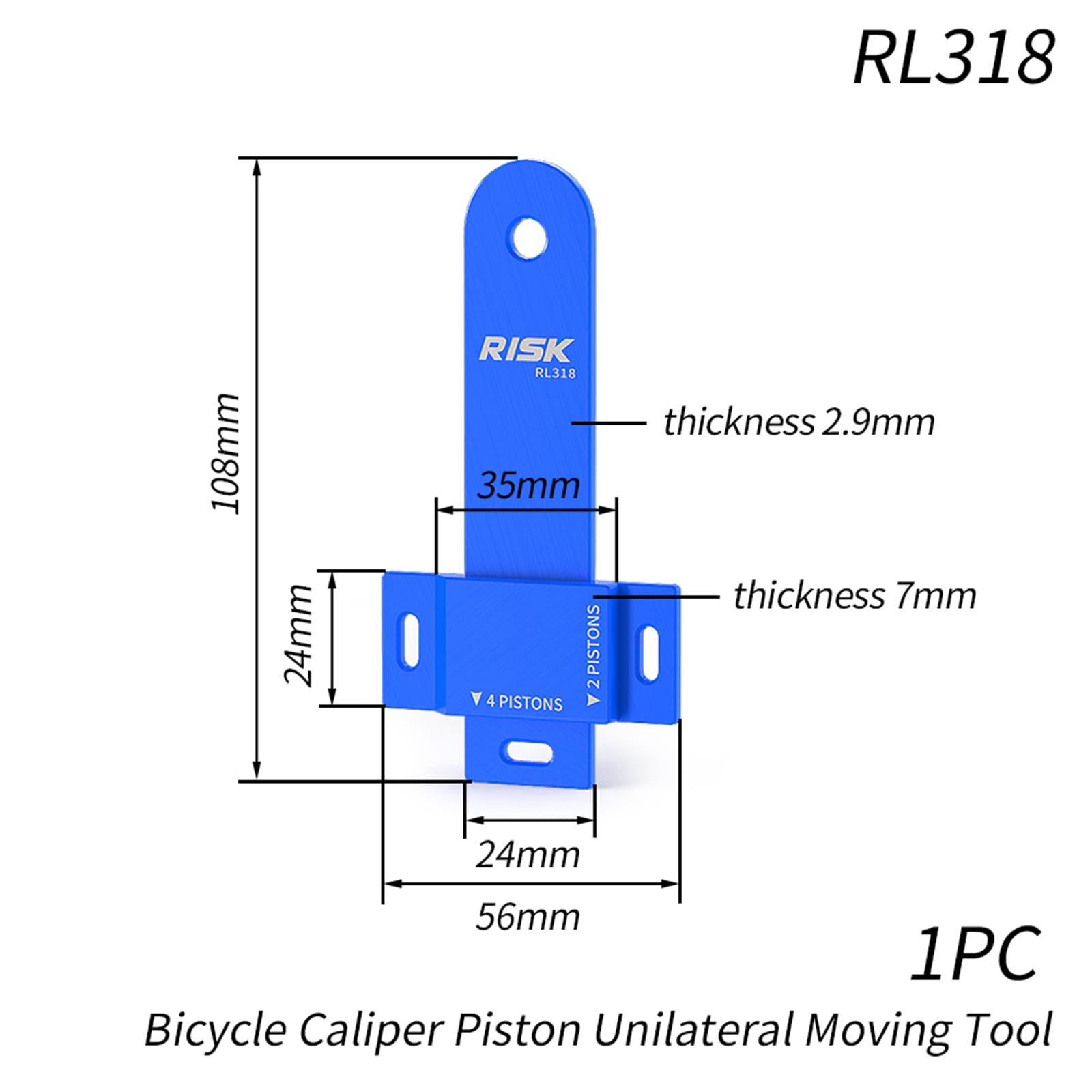 Pistón de pinza de freno de bicicleta, herramienta de limpieza de aceite de polímero impreso en 3D, universal para frenos hidráulicos Shimano SRAM MTB Road