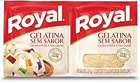Gelatina em pó Royal sem sabor incolor 24g