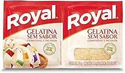Gelatina em pó Royal sem sabor incolor 24g