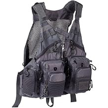 Breathable Fishing Vest Outdoor Sports Fly Swimming Safety Adjustable Utility Tackle for Men and Women