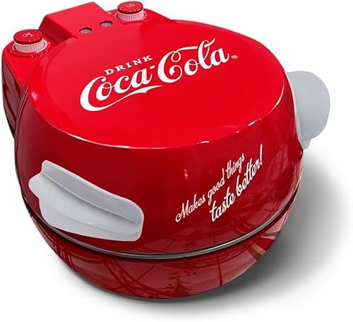 Miniatura 5 de Salco Coca-Cola Pizzamaker Pizza perfecta en 3-5 minutos Piedra de cordierita 11.8 in Temperatura hasta 752.0 F Temporizador 15 minutos Estuche