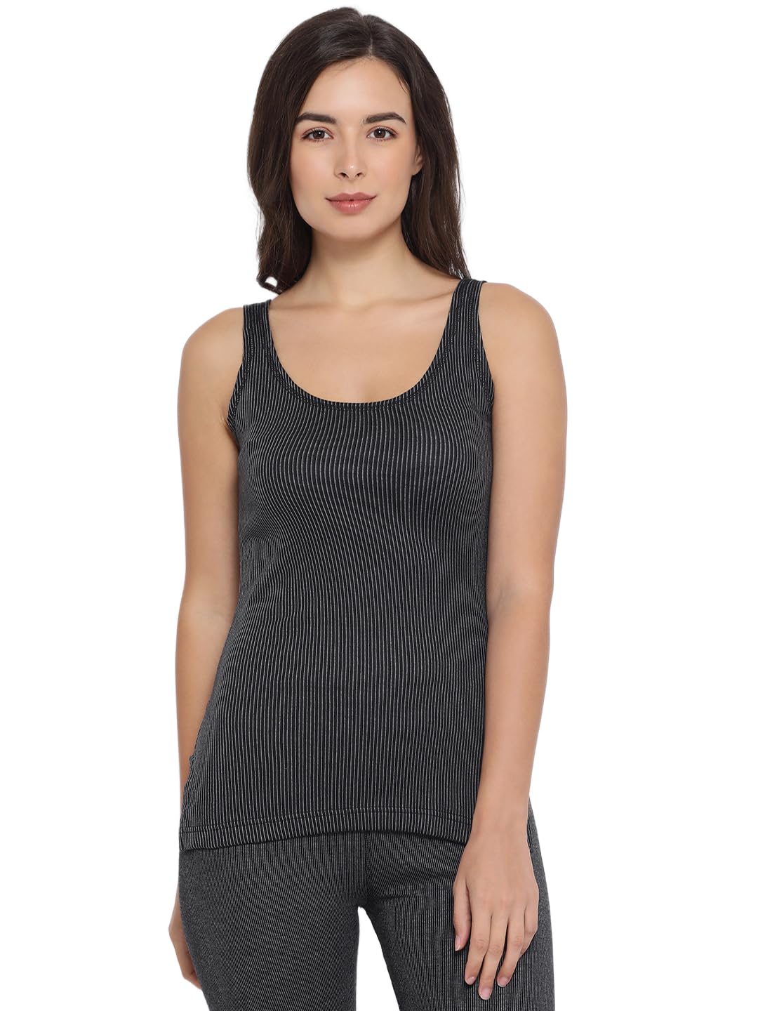 Women's Solid Regular Fit Thermal Upper-image-46