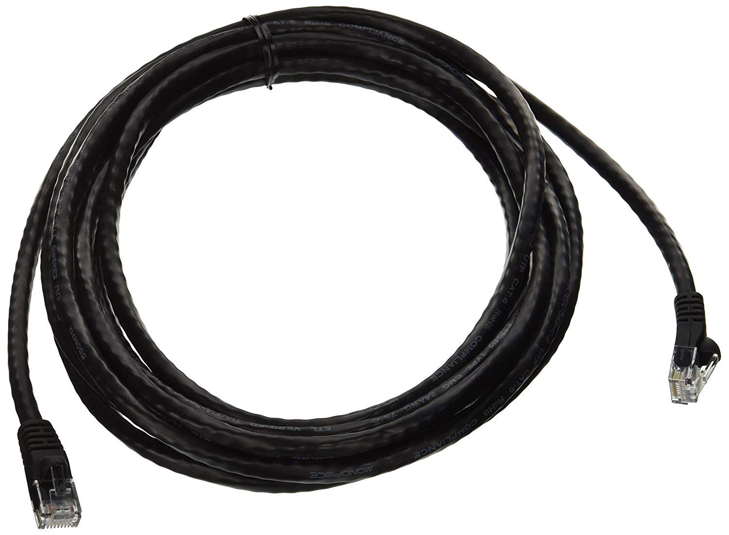 Monoprice 14FT Cat6 550MHz UTP Ethernet Network Cable - Black