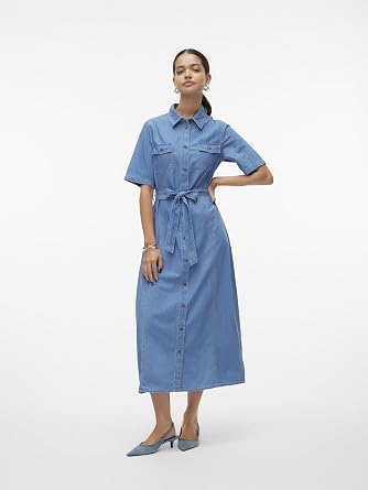 VERO FASHION VMVIO 2/4 REG 7/8 SHIRT DRESS YO337 Dress Women