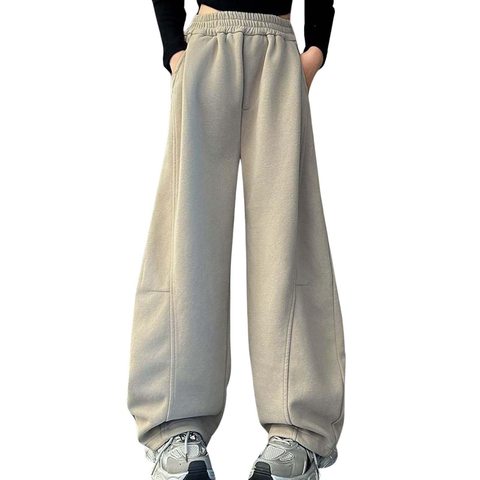 FGUUTYM Pantalon De Jogging Pour Enfant Fille - Arc - Pantalon Fixe - Pantalon Ample Et Chaud - 128, Gris, 6-12 Mois