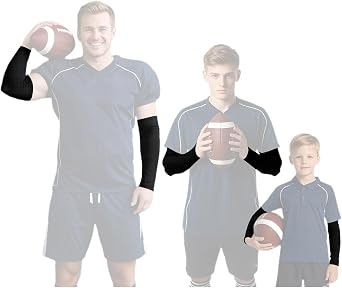 Kids Soccer Arm Sleeves Breathable Sleeve for Men Women 6XS-2XL Football Basketball Volleyball