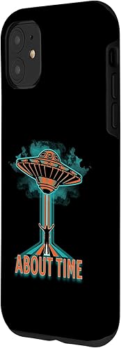Miniatura 8 de iPhone 14 Pro UFO Alien Space Nave Abduction About Time Case