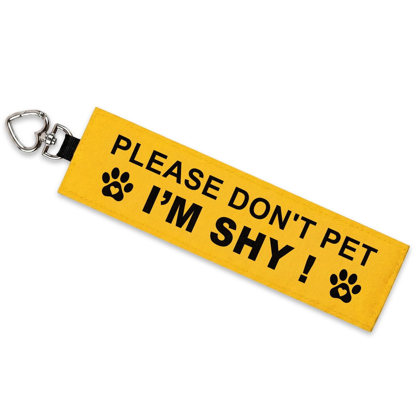 Double-Sided Visible Dog Sleeve with Heart Carabiner