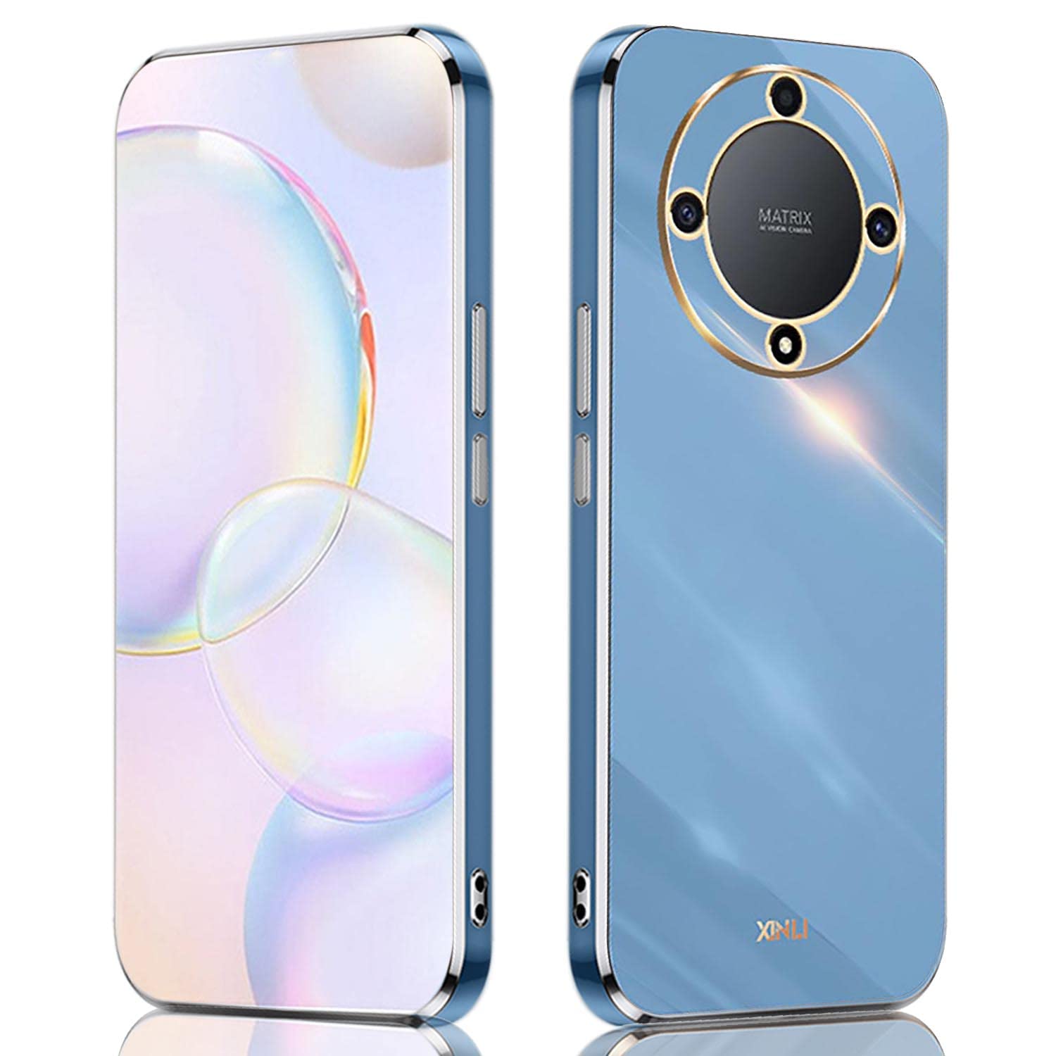 ILING Handyhülle Für Honor Magic6 Lite – Dünnes Silikon-Case, Stoßfest, Rosa, Mit Kameraschutz & Luftpolstern