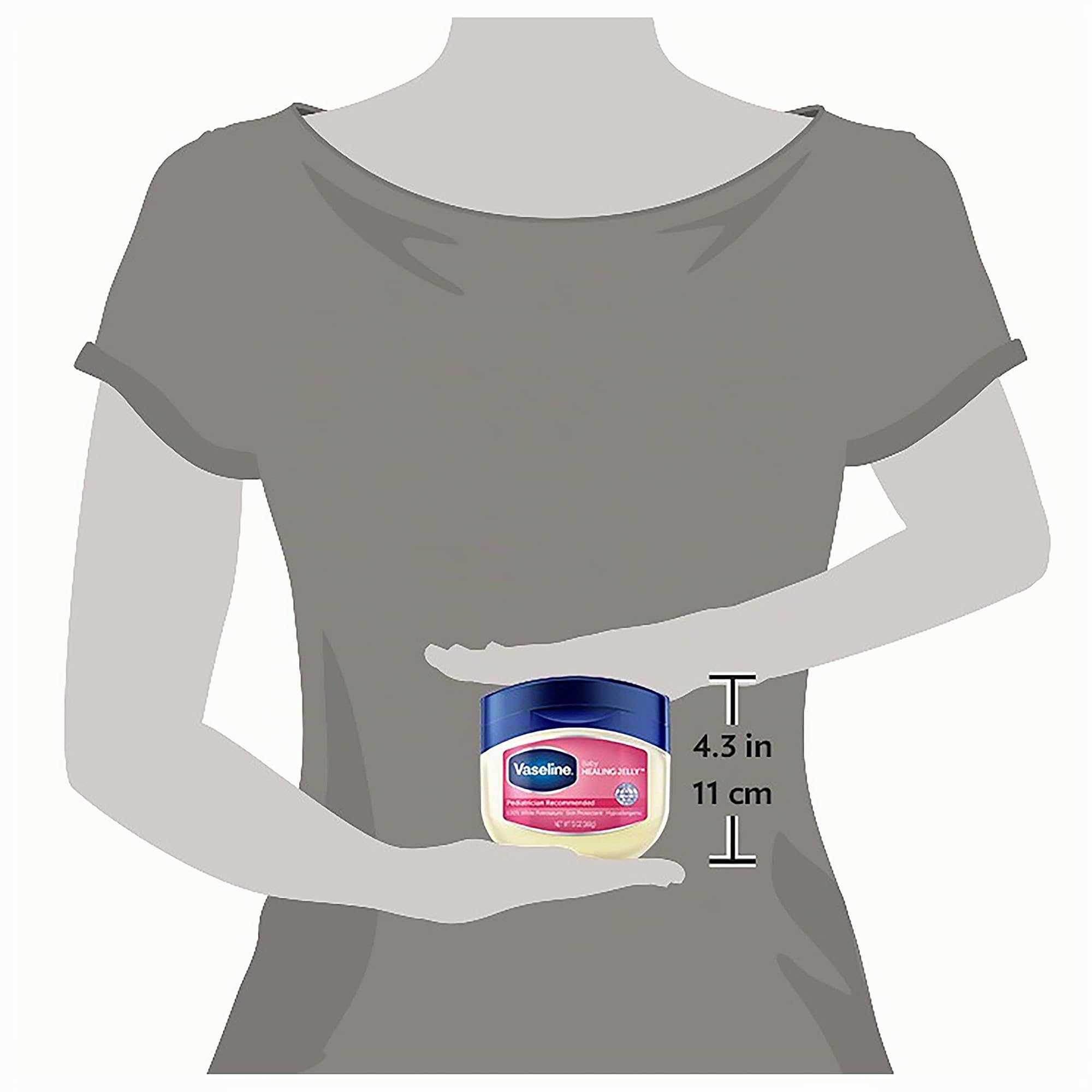 Vaseline 100% Pure Petroleum Jelly, Baby 13 oz (Pack of 3) by Vaseline